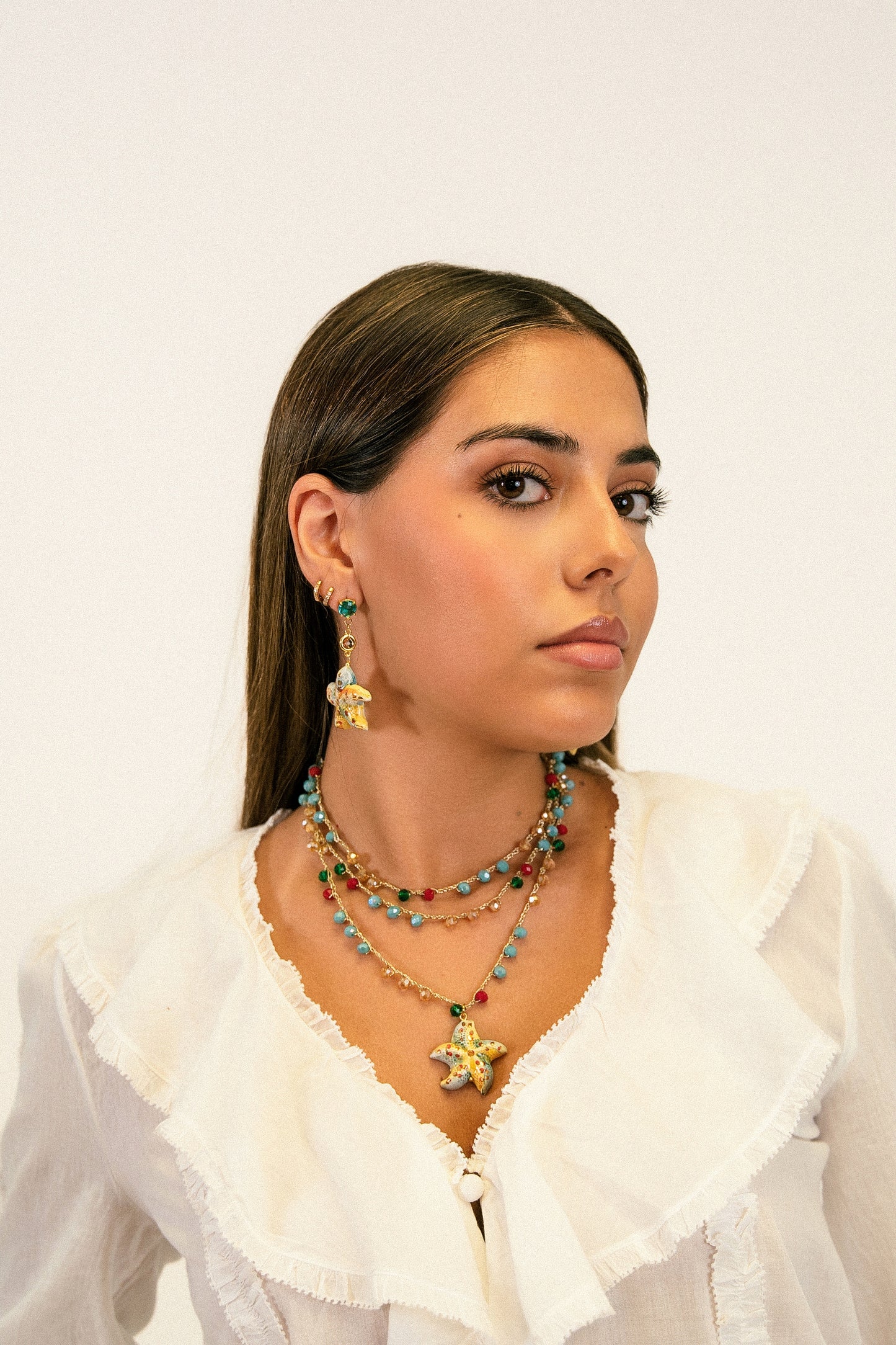 Collar cerámica estrella