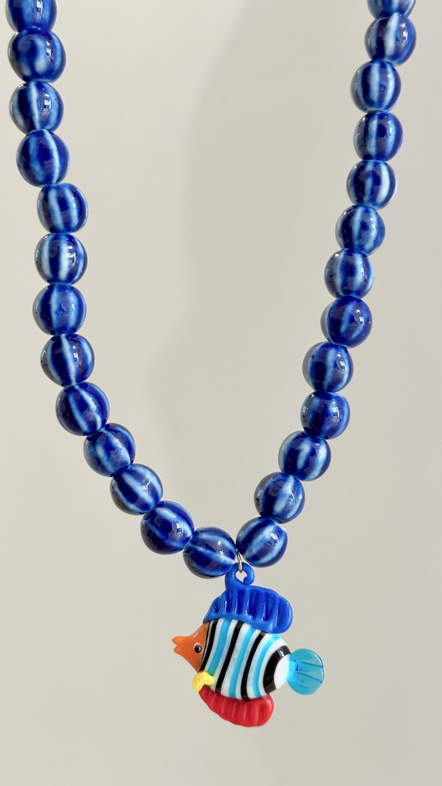 Dori blue necklace