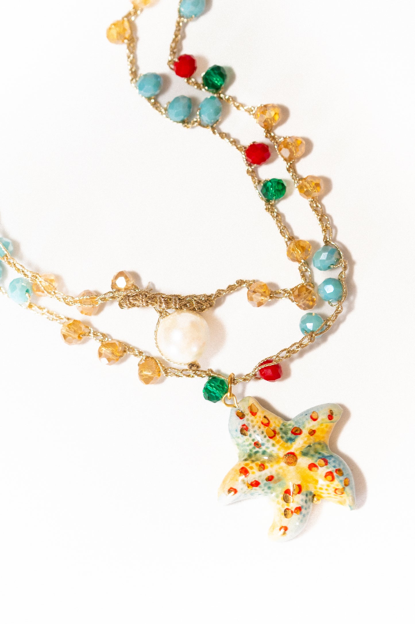 Collar cerámica estrella