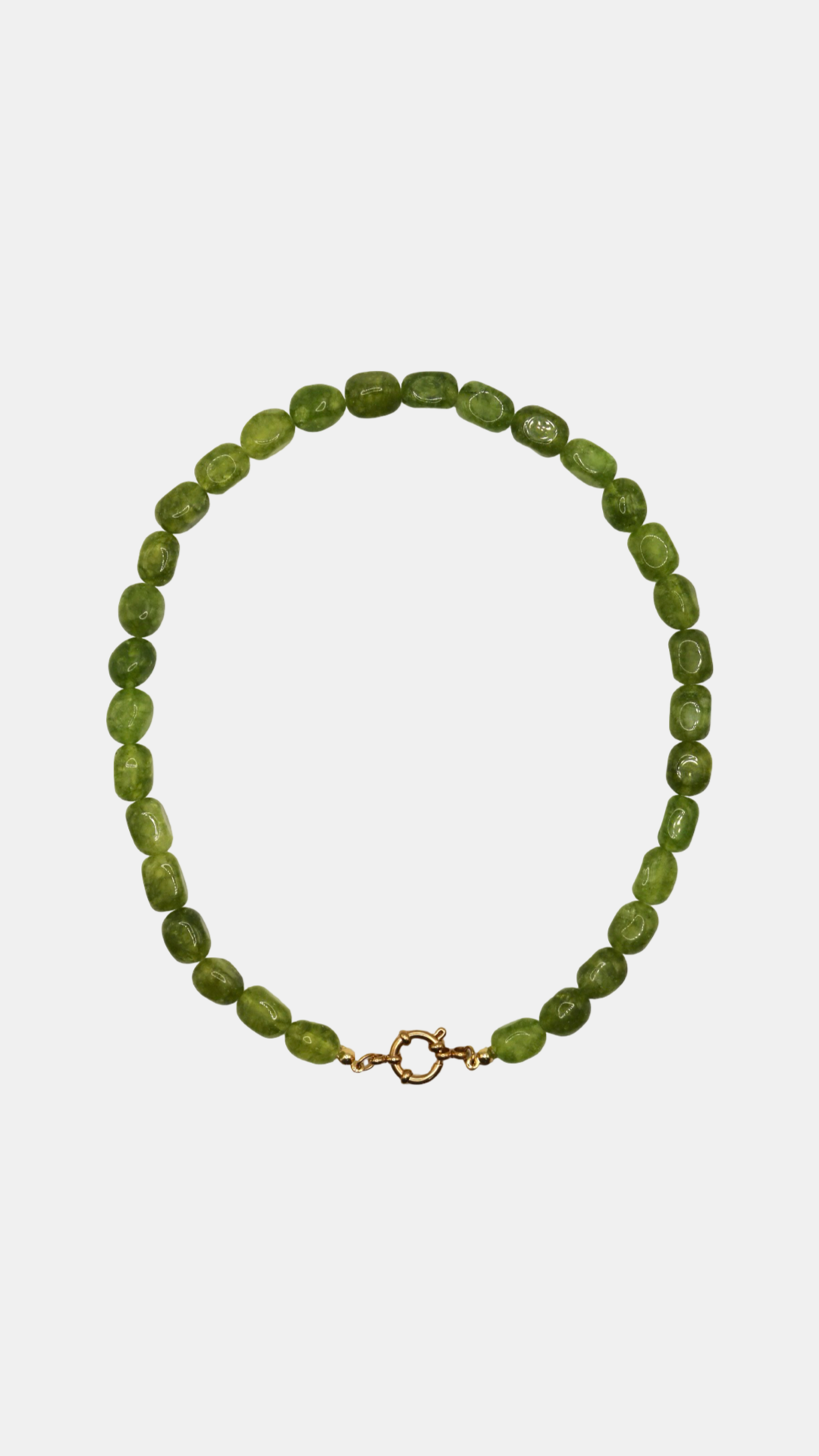 Collar jade verde
