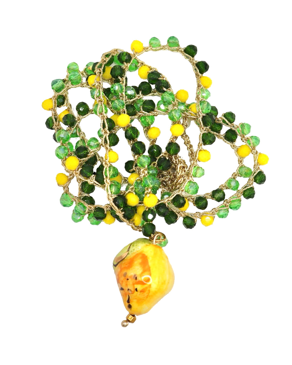 Collar limón cerámica