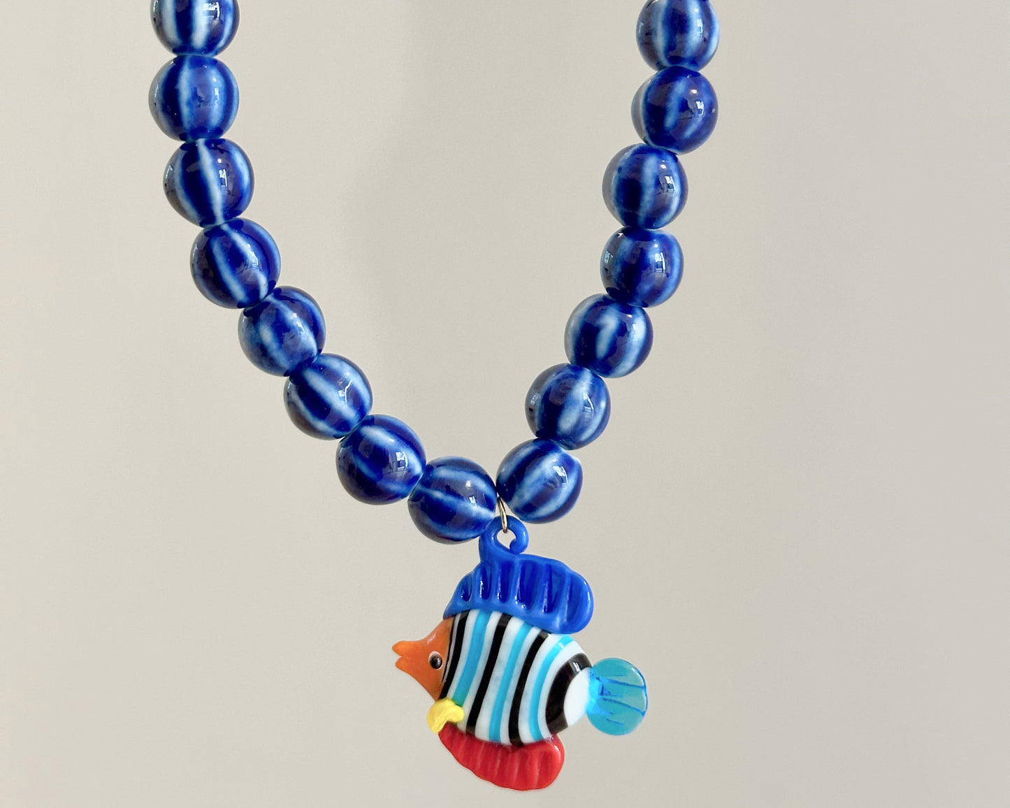 Dori blue necklace