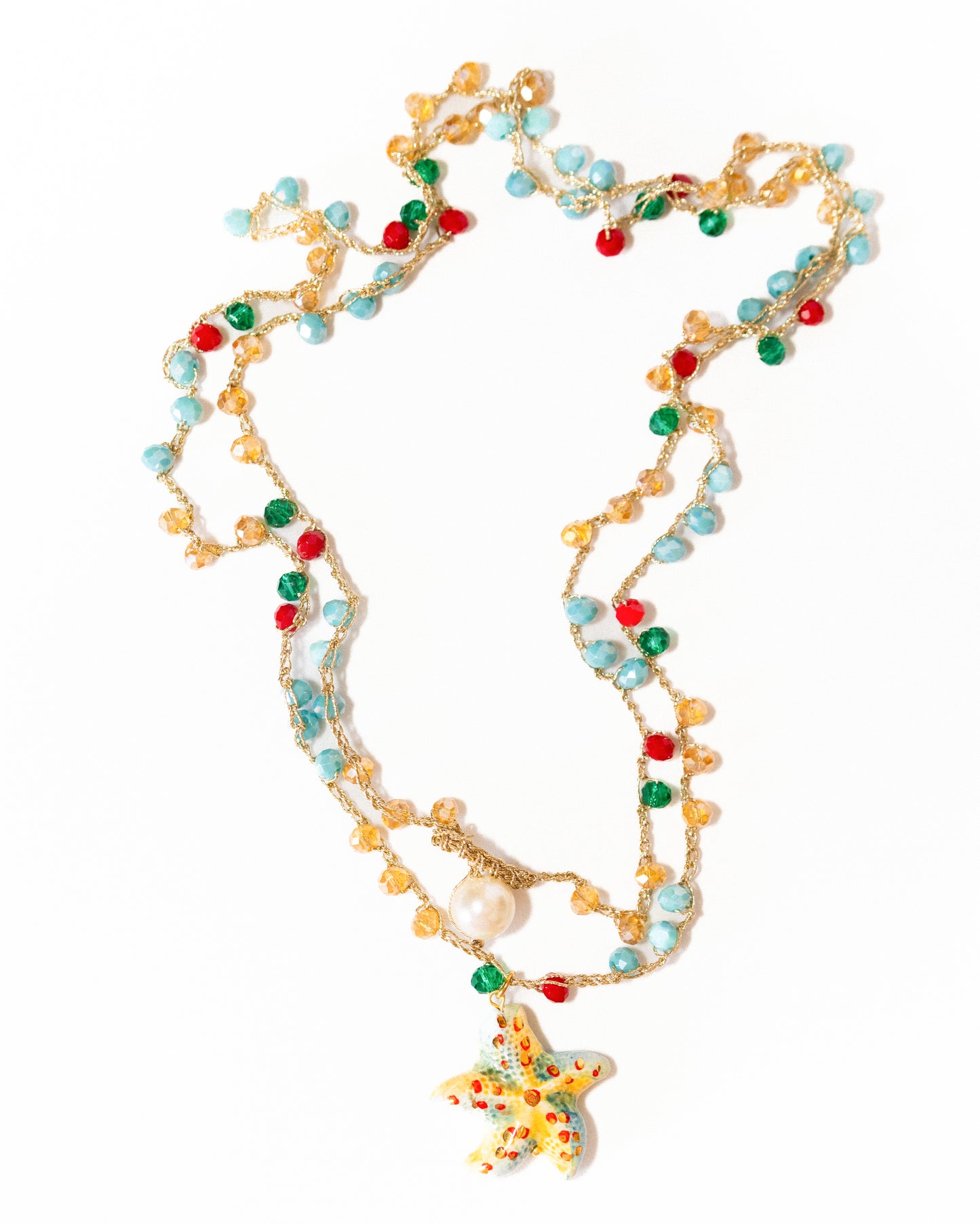 Collar cerámica estrella