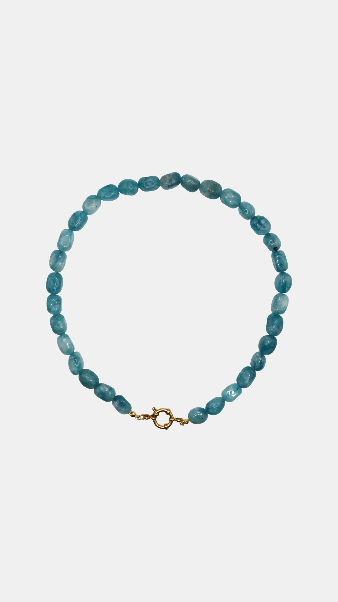 Collar apatita azul