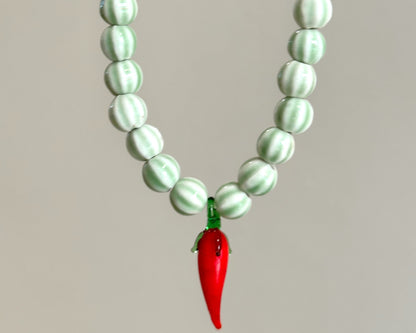 Collar pimiento rojo