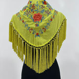Mantón lima bordado Cantillana