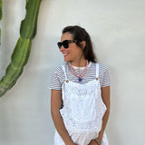 Pink and blue patrician necklace
