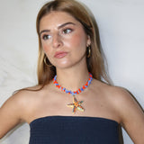 Collar cerámica estrella XL