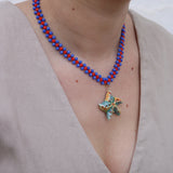 Collar cristales estrella