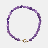 Collar cuarzo morado