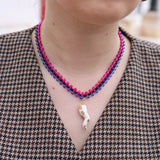 Collar cristales cornicello