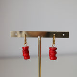 Pendientes coralitos rojizo