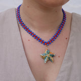Collar cristales estrella