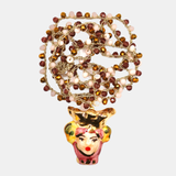Collar cerámica reina vino