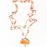 Collar cerámica medusa