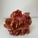 Peonía grande terracota tintada a mano