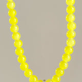 Collar cristal flor amarillo