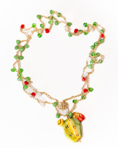 Collar cerámica cactus