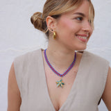 Collar cristales estrella