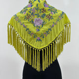 Mantón lima bordado Cantillana