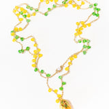 Collar cerámica limón