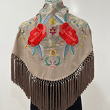 Mantón piedra bordado grande