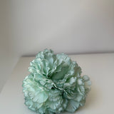 Triple clavel verde menta tintados a mano