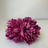 Doble Peonía buganvilla tintadas a mano