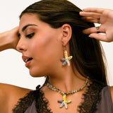 Pendientes cerámica estrella de mar