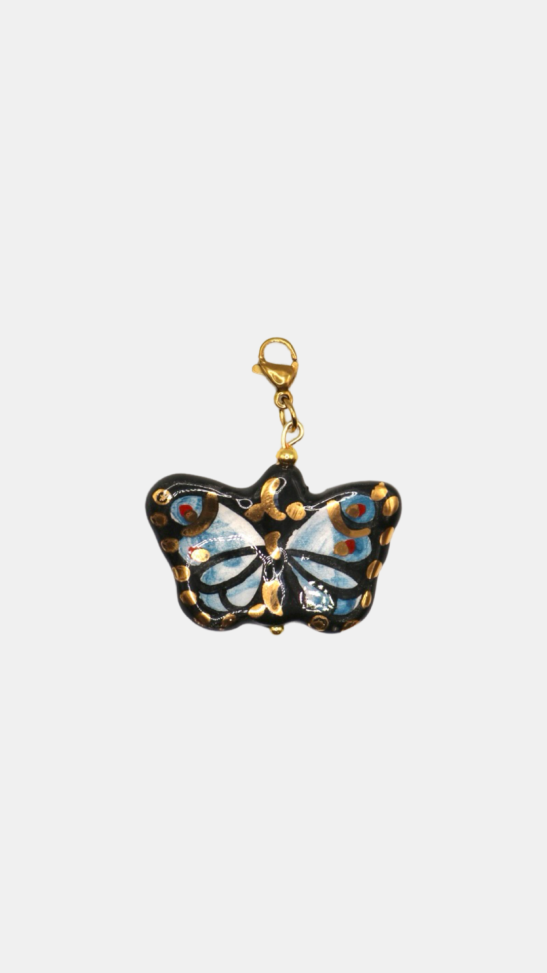 Charm cerámica mariposa