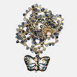 Collar cerámica mariposita