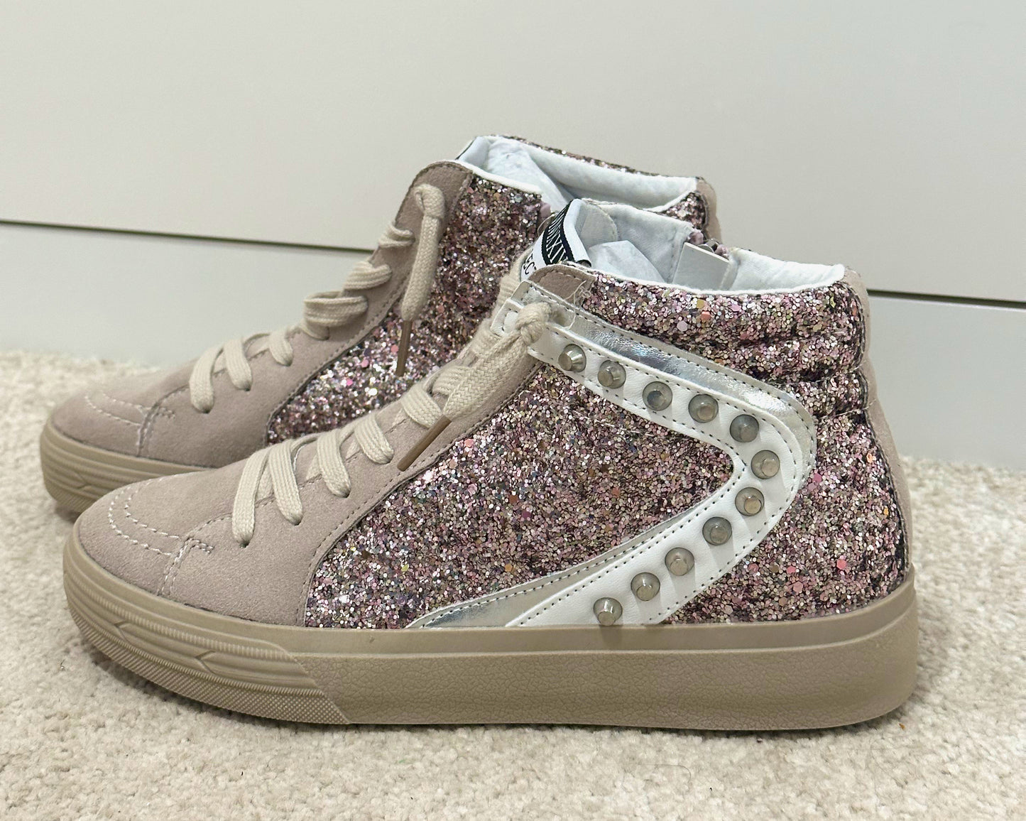 Zapatillas glitter pink