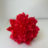 Peonía mediana coral amapola tintada a mano