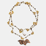 Collar cerámica teckel Curro