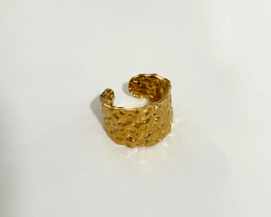 Anillo dorado textura