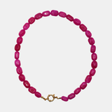 Collar jade rosa