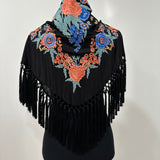 Mantón negro bordado Cantillana