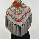 Mantón gris perla Cantillana