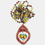Collar cerámica cuore vino