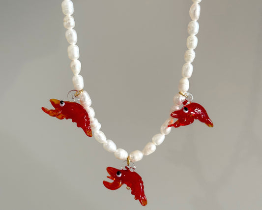 Gambite river pearl necklace