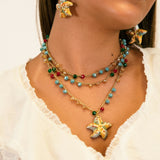Collar cerámica estrella