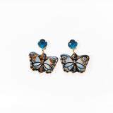 Pendientes cerámica mariposa