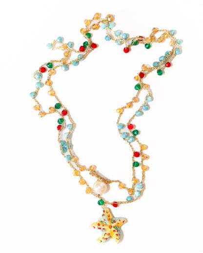 Collar cerámica estrella