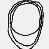 Cadena negro ónix