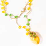 Collar cerámica limón