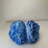 Ranúnculos azul cielo tintados a mano