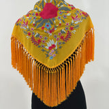 Mantón mandarina Cantillana