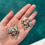 Pendientes cerámica pez Vicente