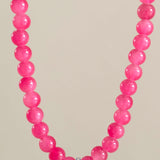 Collar cristal flor rosa