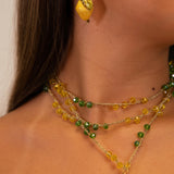 Collar cerámica limón